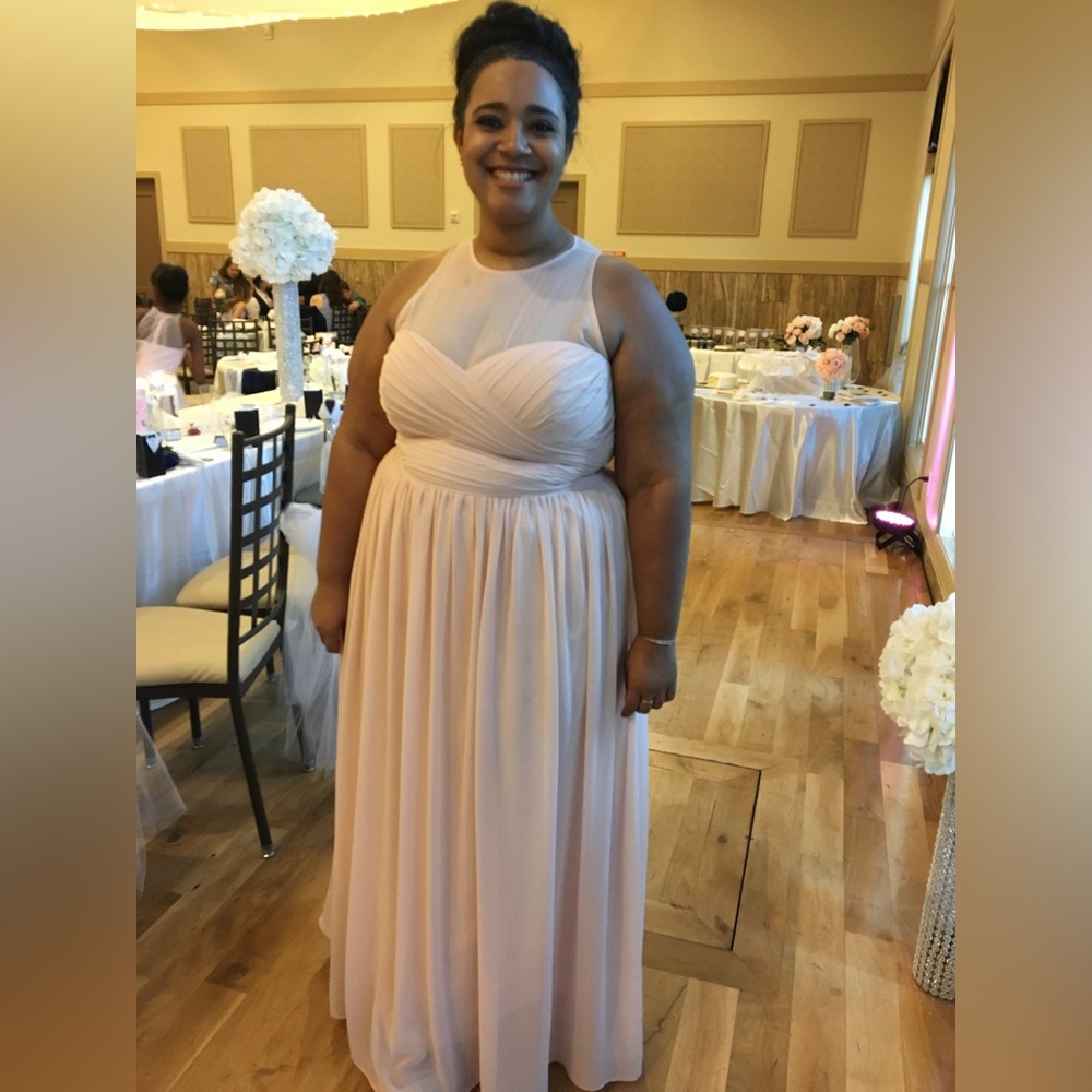 Blush Pink Bridesmaid Dress